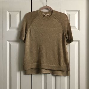 Michael Kors Metallic Thread Blouse